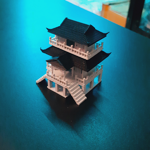 Double-Layer Ancient Chinese Stilt House