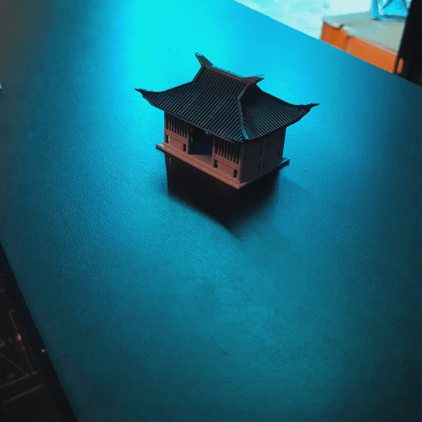 Miniature landscape ancient architecture