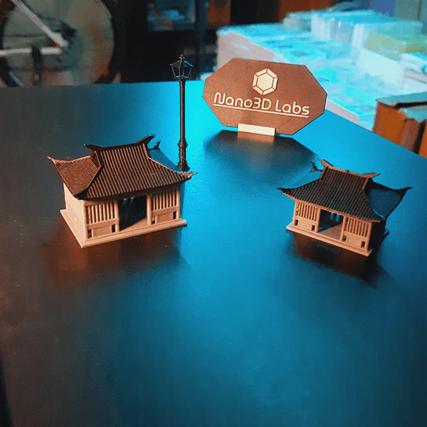 Miniature landscape ancient architecture