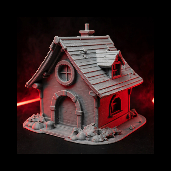 miniature medieval house 4